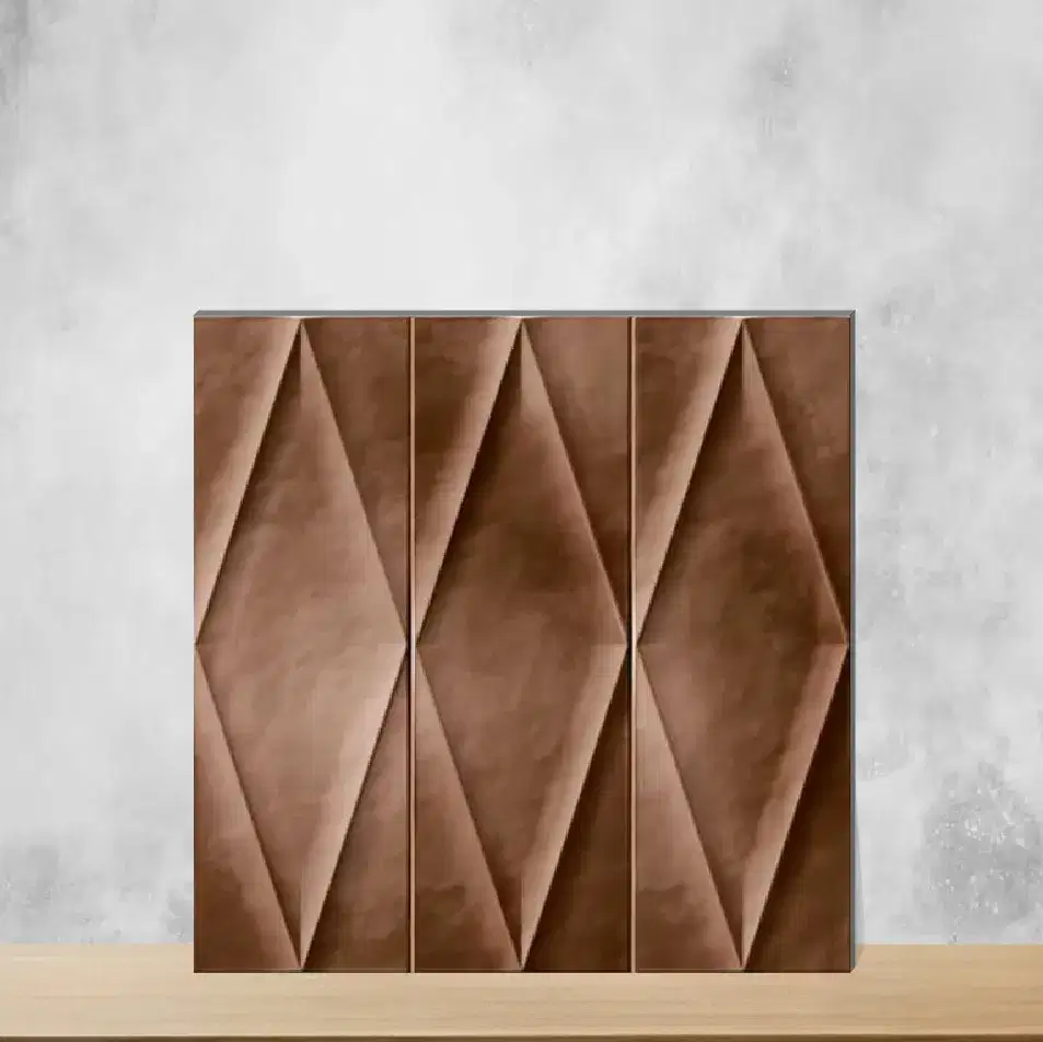 Ceramic Plaka Cosmo Fawn Highlighter Tiles Glossy Square Tiles TL-6484-D (12x12 inch | 10 mm)-0