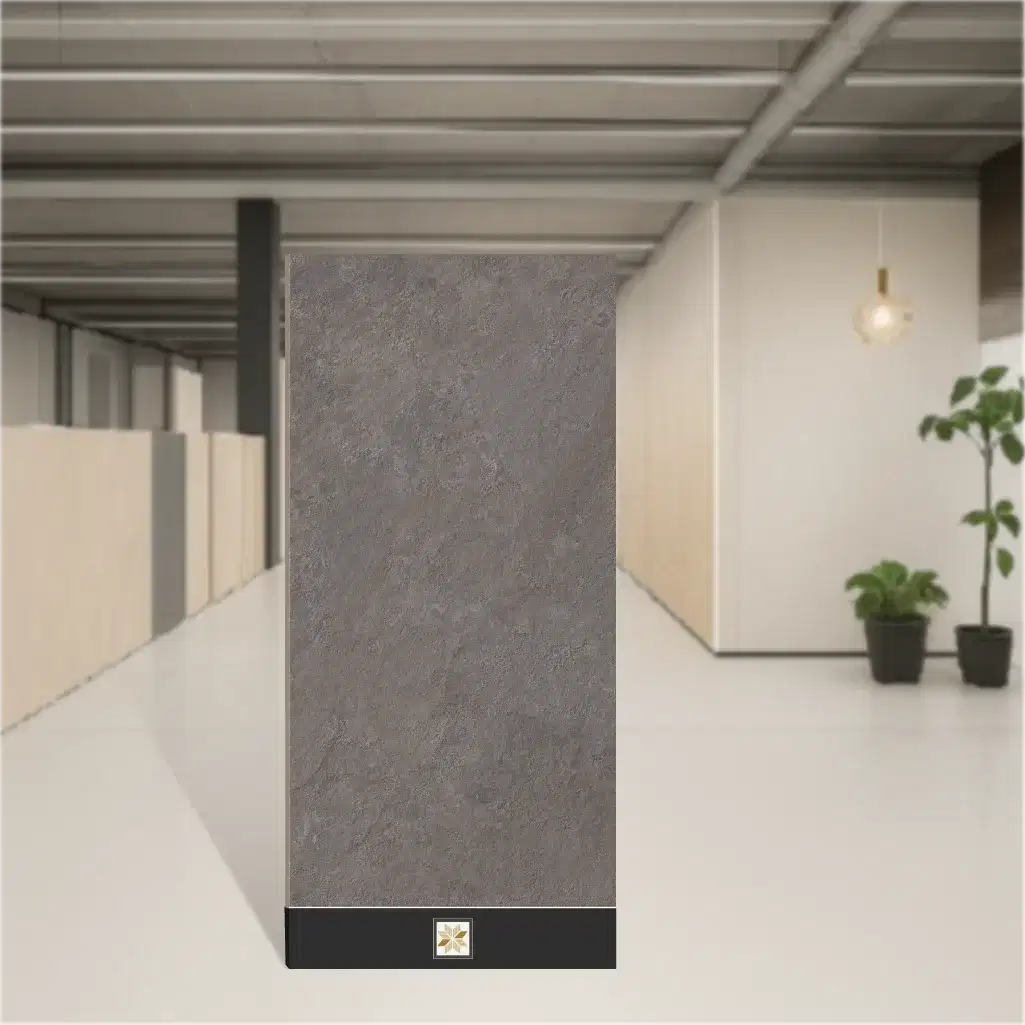 Vitrified Gravier Phantom Mist Marbles & Stones Matt Rectangular Tiles TL-6511 (4x2 feet | 9 mm)-0