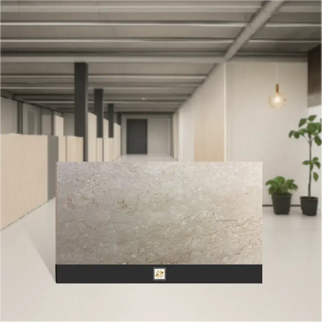 Calina Crema Marbles & Stones Rectangular Tiles TL-6794 (4x2 feet | )-0