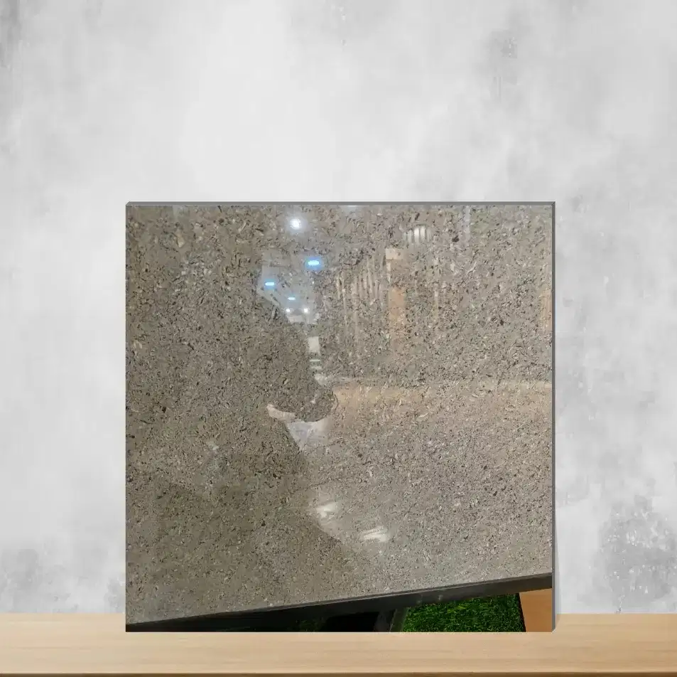 Vitrified Forest Grey Marbles & Stones Glossy Square Tiles TL-6830 (2x2 feet | 8 mm)-0