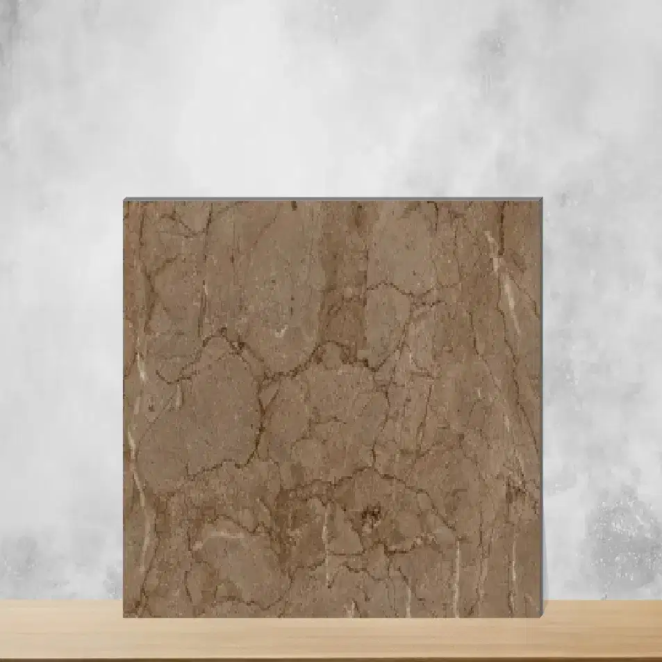 Ceramic Dark Choco Plain Marbles & Stones Matt Square Tiles TL-7142-C (12x12 inch | 7 mm)-0