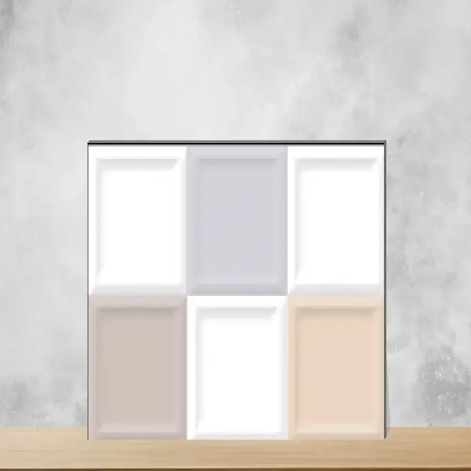 Ceramic Light Purple Wisteria Highlighter Tiles Glossy Rectangular Tiles TL-7208-E (12x18 inch | 6 mm)-0