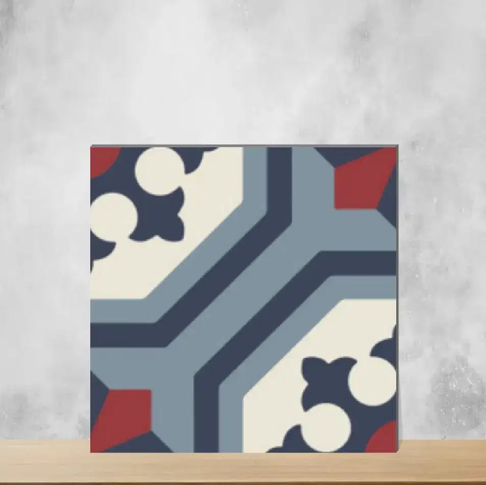 Vitrified Obsidian Silk Moroccans Matt Square Tiles TL-7234-E (12x12 inch | 9 mm)-0