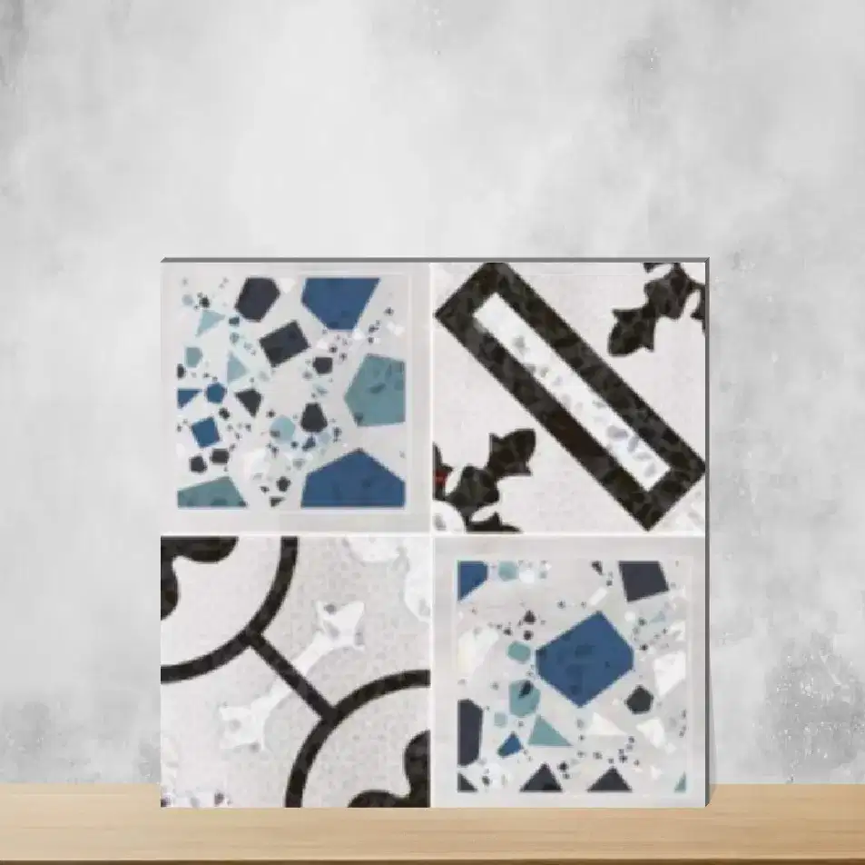 Vitrified Cendre Alloy Moroccans Matt Square Tiles TL-7234-F (12x12 inch | 9 mm)-0