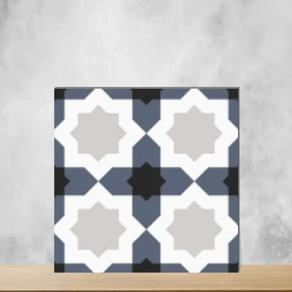 Vitrified Astral Denim Moroccans Matt Square Tiles TL-7227 (12x12 inch | 9 mm)-0