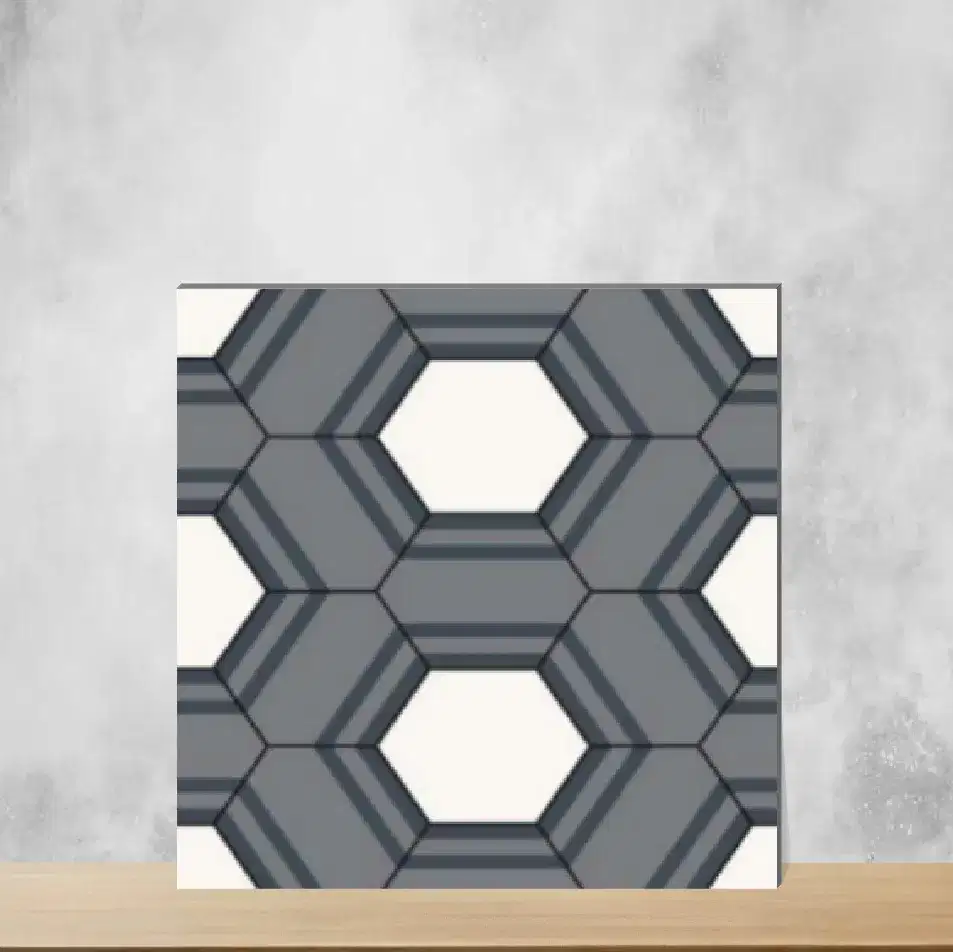 Vitrified Nocturne Pearl Moroccans Matt Square Tiles TL-7233 (12x12 inch | 9 mm)-0