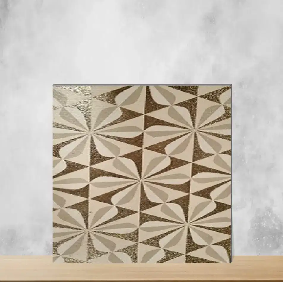 Ceramic Nova Gold Decor 11 Highlighter Tiles Matt Rectangular Tiles TL-7340 (12x24 inch | 9 mm)-0