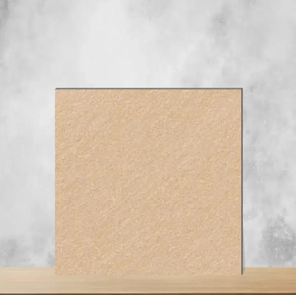 Vitrified Strada Beige Cafe Marbles & Stones Matt Square Tiles TL-7706-E (16x16 inch | 12 mm)-0