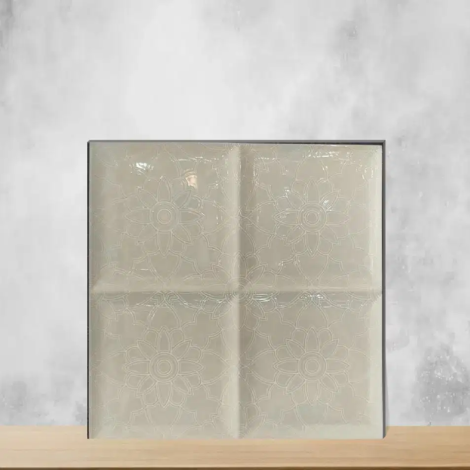 Piazza Omkara LT 3D Tiles Glossy Square Tiles TL-7721-C (12x12 inch | 9 mm)-0