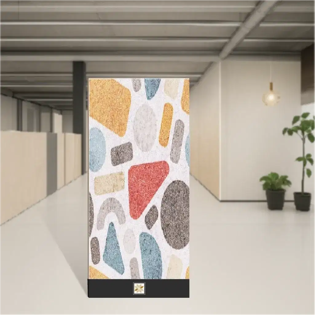 Candy Terrazzo Rectangular Tiles TL-7955 (4x2 feet | 9 mm)-0