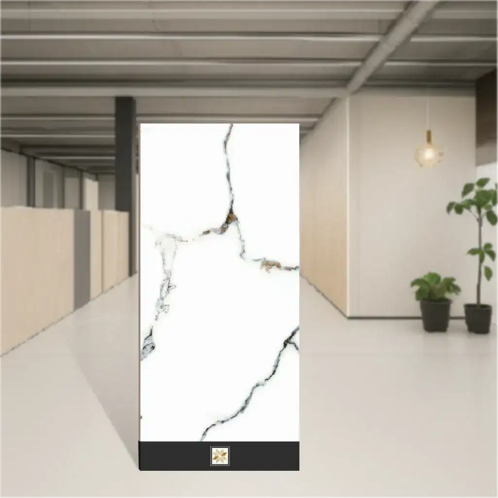 Imperial Blue Endless Matching Rectangular Tiles TL-8406 (4x2 feet | 9.5 mm)-0