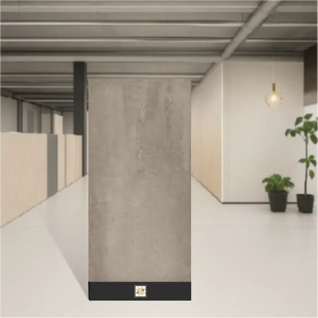 Vitrified Foil Nickle Gold Plain Solids Matt Rectangular Tiles TL-8453 (4x2 feet | 9 mm)-0