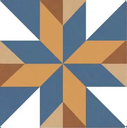 Vitrified Spark Moroccans Matt Square Tiles TL-8474 (12x12 inch | 12 mm)-0