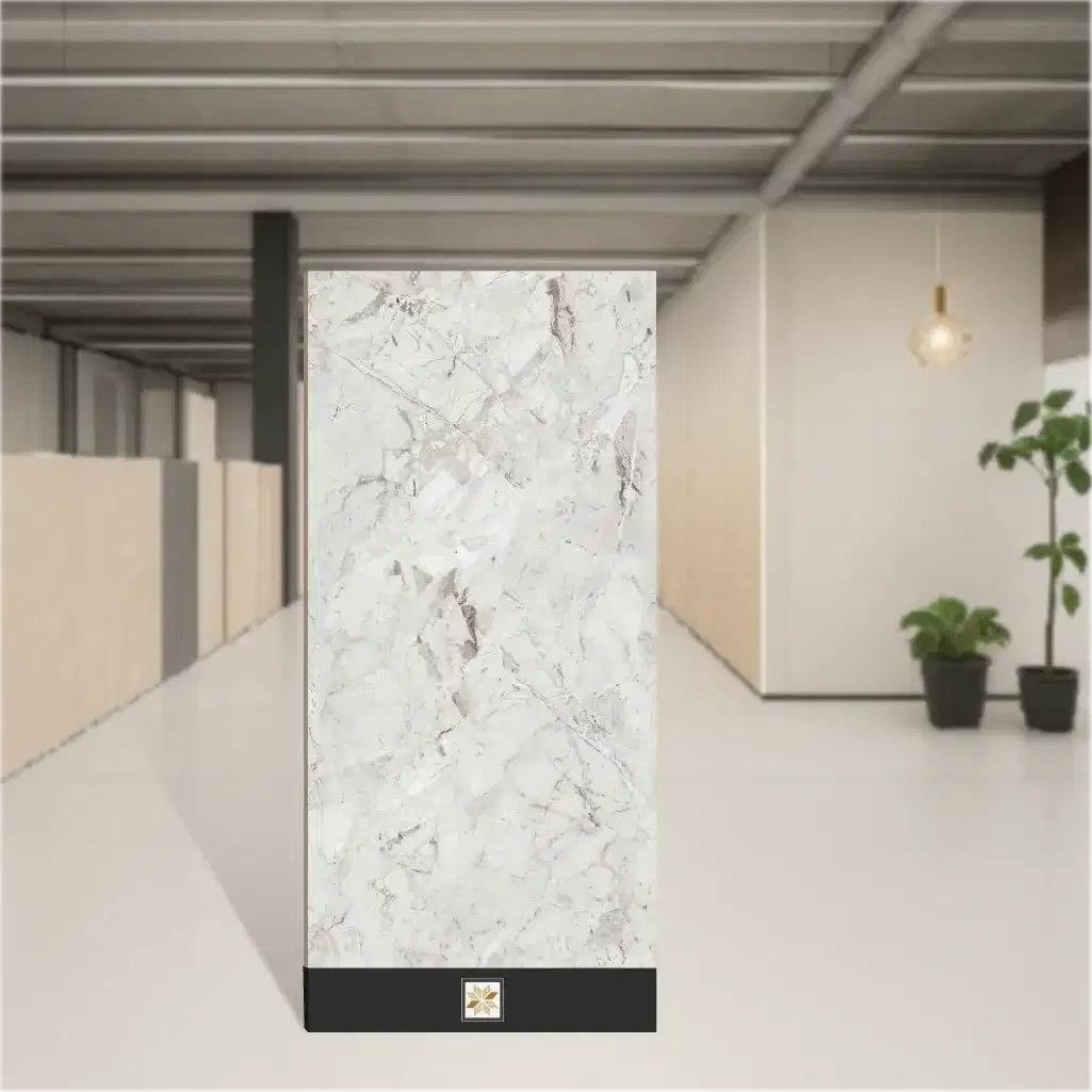 Gemas Ash Endless Matching Rectangular Tiles TL-8806 (4x2 feet | 9.5 mm)-0