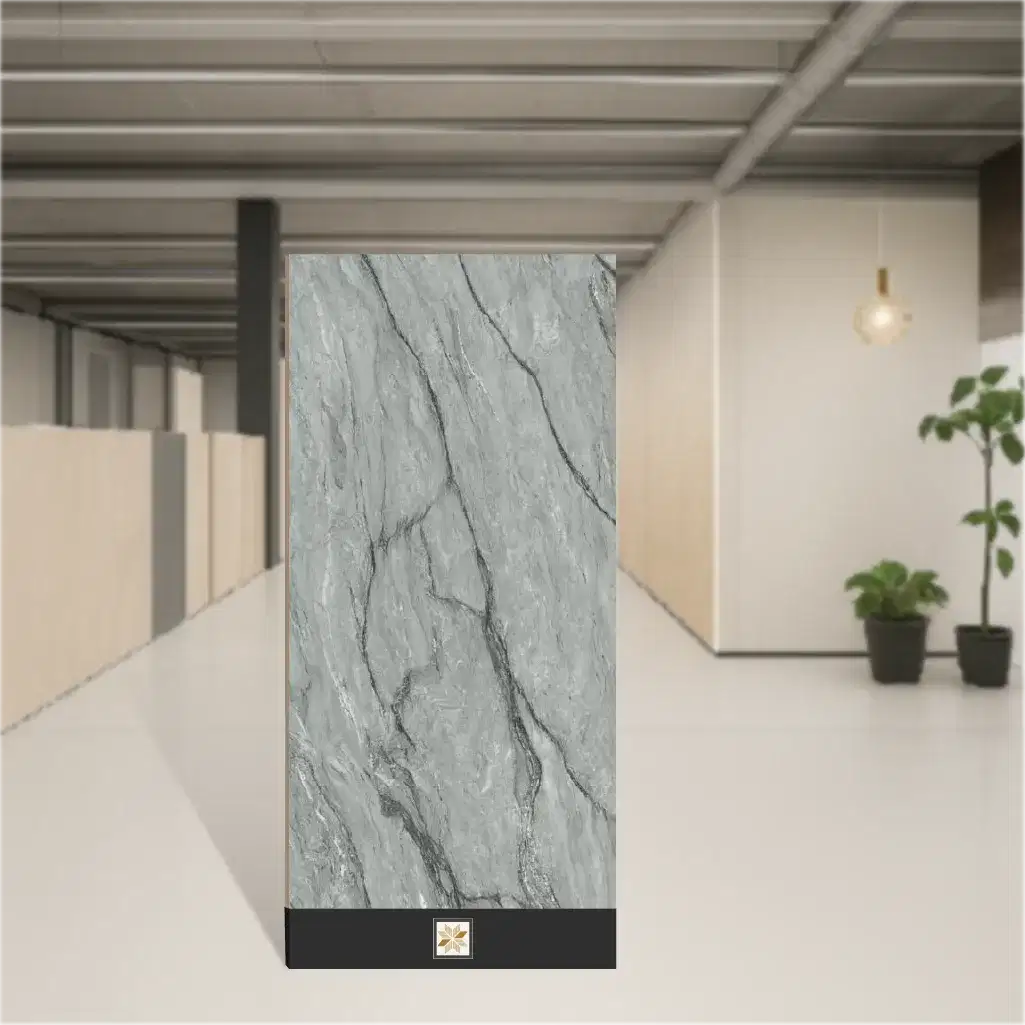 Demon Gris Endless Matching Rectangular Tiles TL-8853 (4x2 feet | 9.5 mm)-0