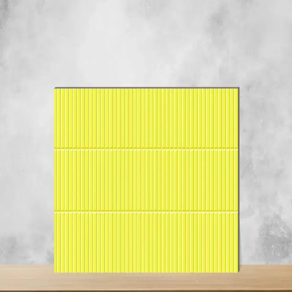 Ceramic Marigold Track Yellow Glossy Rectangular Tiles TL-9082-C (24x12 inch | 9 mm)-0