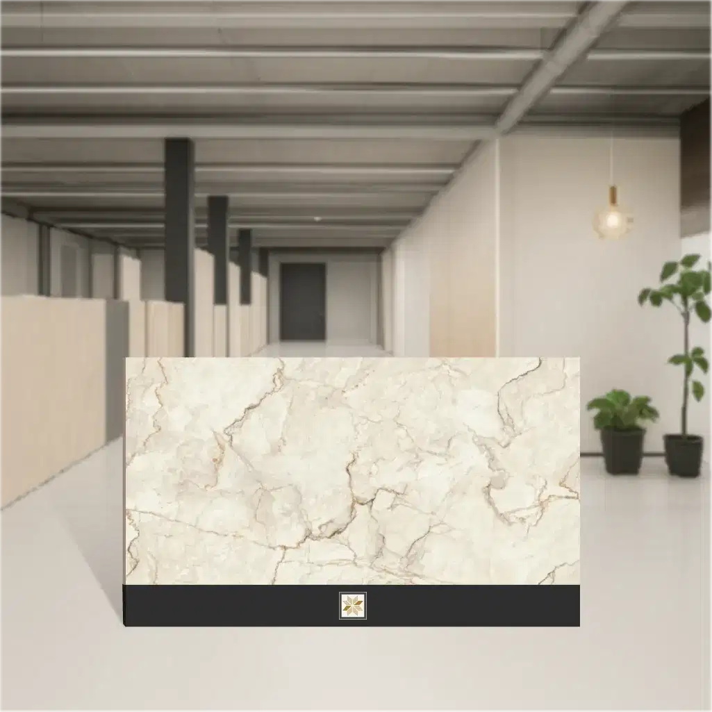 Sauvage Beige Marbles & Stones Rectangular Tiles TL-9180 (4x2 feet | 9 mm)-0