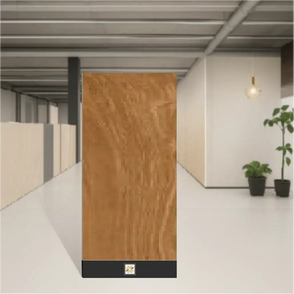 Vitrified Timberwood Brown Wooden Effect Matt Rectangular Tiles TL-9548-D (48x8 inch | 9 mm)-0