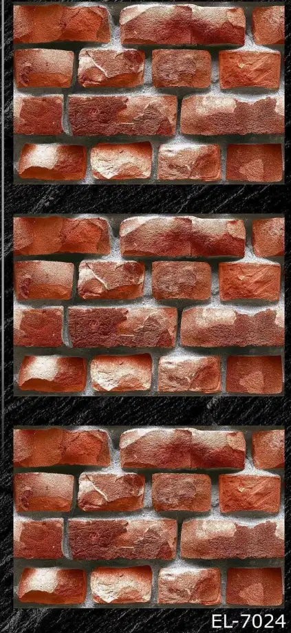 Ceramic Cap EL 7024 Marbles & Stones Glossy Rectangular Tiles TL-9536 (18x12 inch | 7 mm)-0