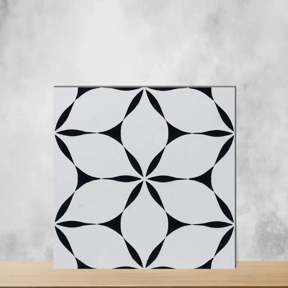 Ceramic Marrakech Eclipse Petal Moroccans Matt Square Tiles TL-9917 (12x12 inch | 9 mm)-0