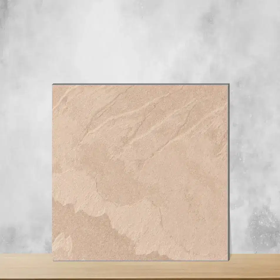 Vitrified Oxford Beige Marbles & Stones Matt Square Tiles TL-9956-B (2x2 feet | 12 mm)-0