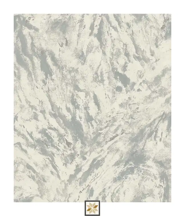 Grey Marble PVC(Vinyl) Wallpaper (533.4 inches width) : WP-29218-E-0