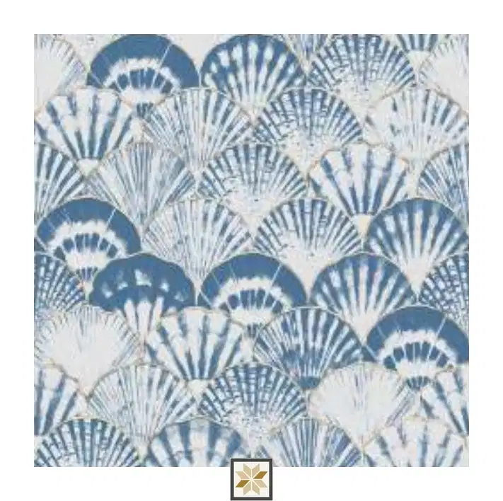 Multi Colour Flower Wallpaper (52 inches width) : WP-33780-C-0