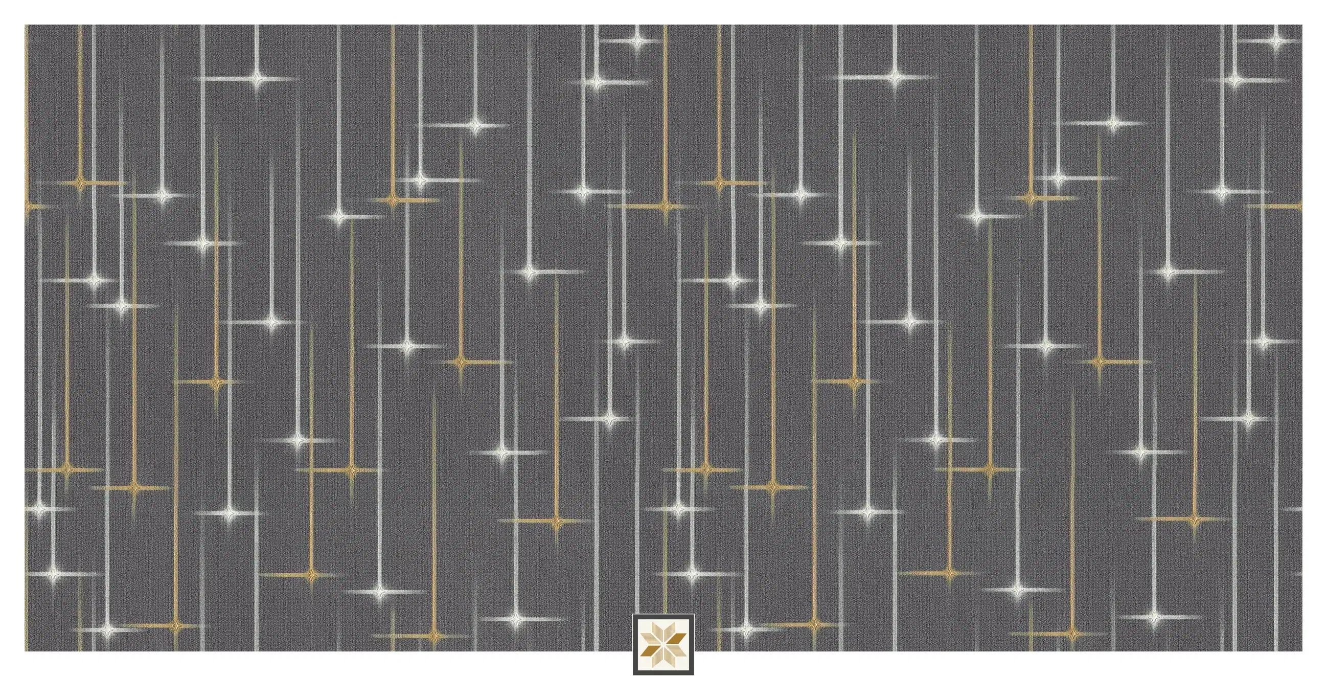 Blue Pattern PVC(Vinyl) Wallpaper (1066.8 inches width) : WP-34158-C-0