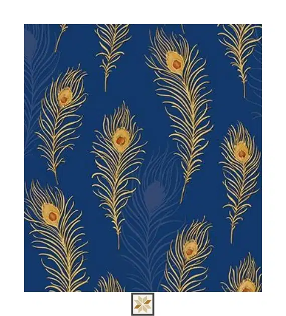 Multi Colour Pattern PVC(Vinyl) Wallpaper (529 inches width) : WP-34222-F-0