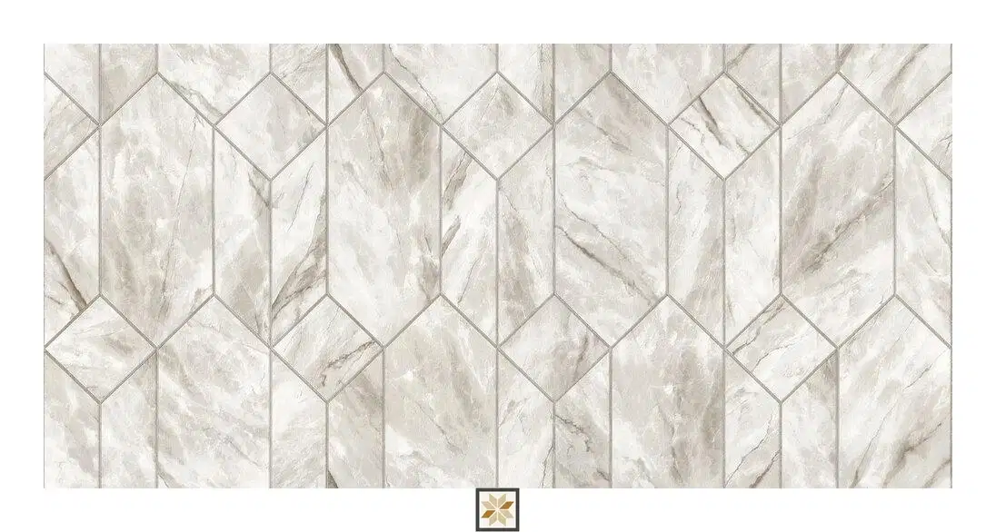 Grey Shapes PVC(Vinyl) Wallpaper (1066.8 inches width) : WP-34239-C-0