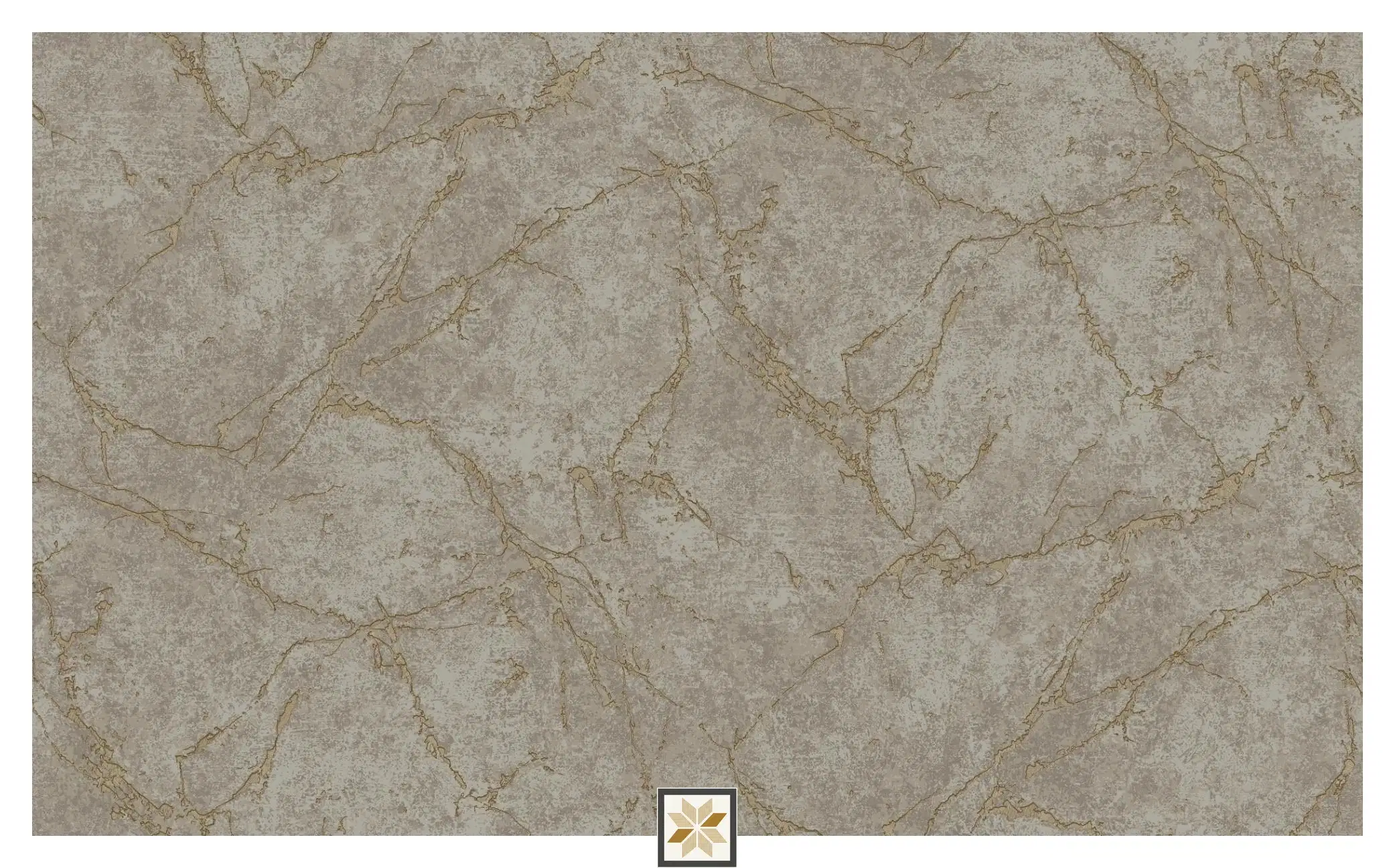 Brown Pattern PVC(Vinyl) Wallpaper (1066.8 inches width) : WP-35133-C-0