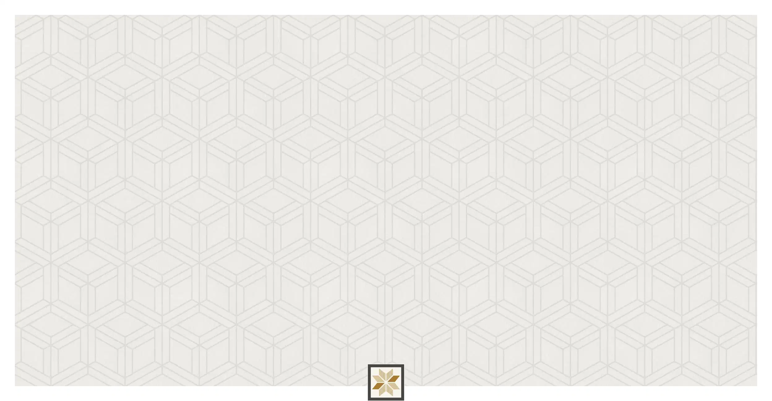 White Pattern PVC(Vinyl) Wallpaper (1066.8 inches width) : WP-35151-F-0