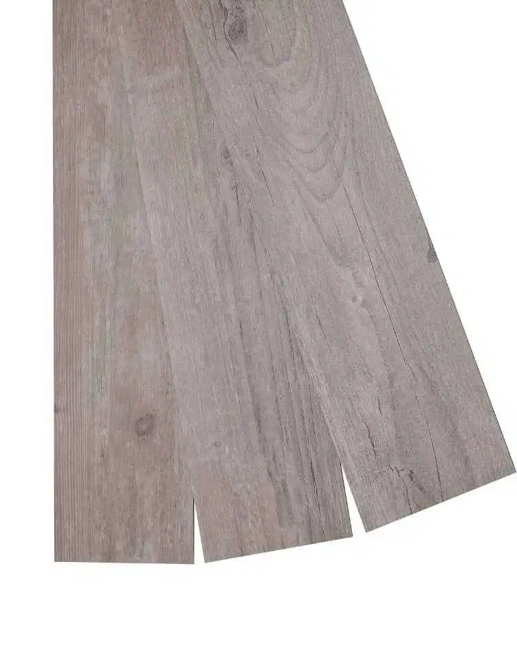 Grey Crystal Finish PVC Wooden Flooring | Best for Balcony, Bedroom, Kitchen, Living Room, Office | WF-24994-0