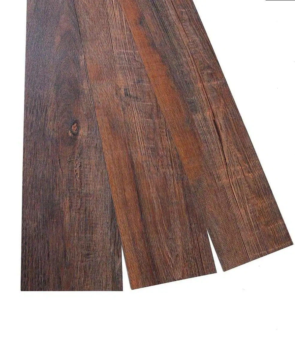 Brown Crystal Finish PVC Wooden Flooring | Best for Balcony, Bedroom, Kitchen, Living Room, Office | WF-25000-0