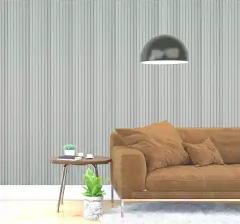 8x0.41 feet | 11 mm Grey louvers (suitable for Bedroom, Feature Wall, Living Room, Office) | LV-20948