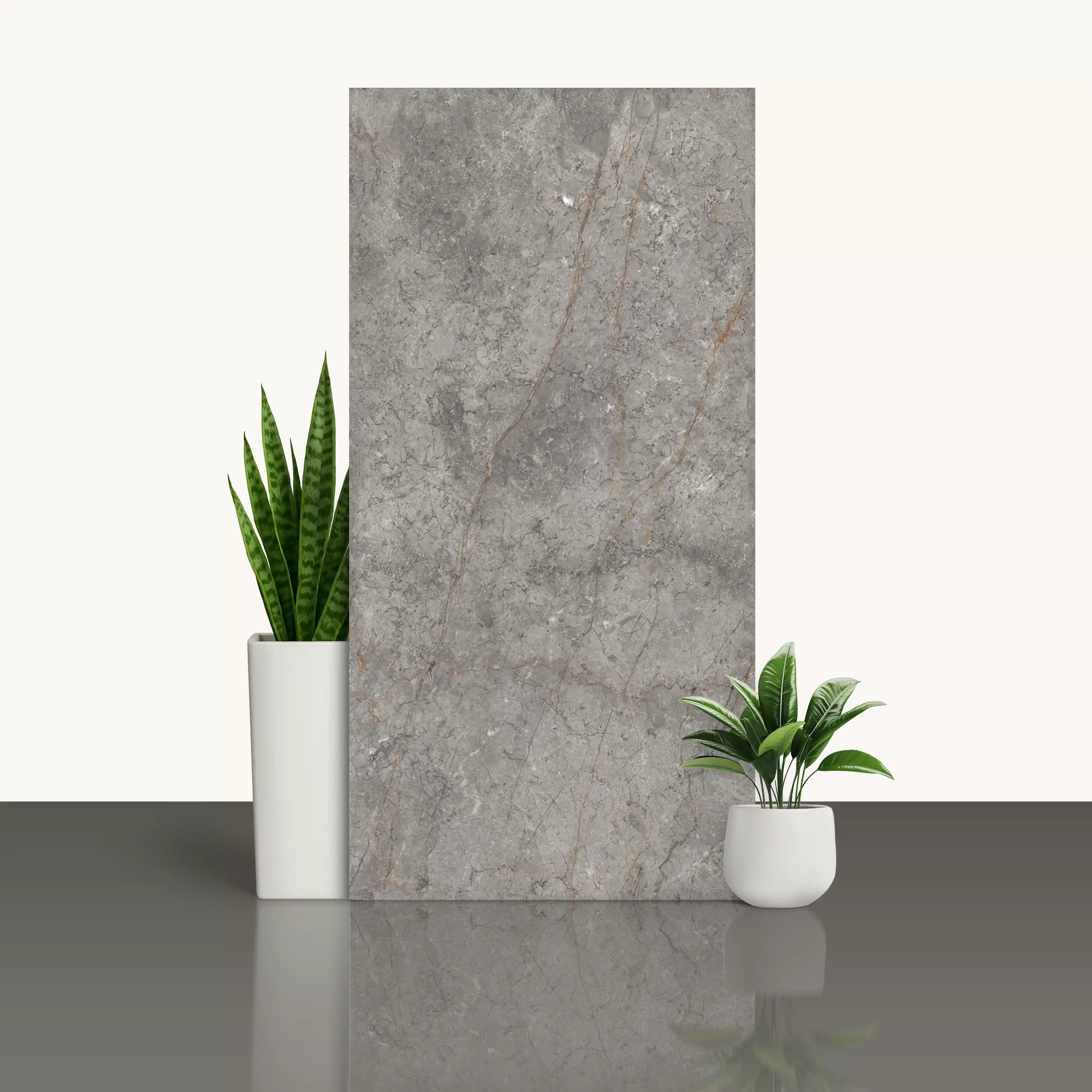 Vitrified Marblis Storm Cloud Marbles & Stones Glossy Rectangular Tiles TL-1805 (4x2 feet | 9 mm)