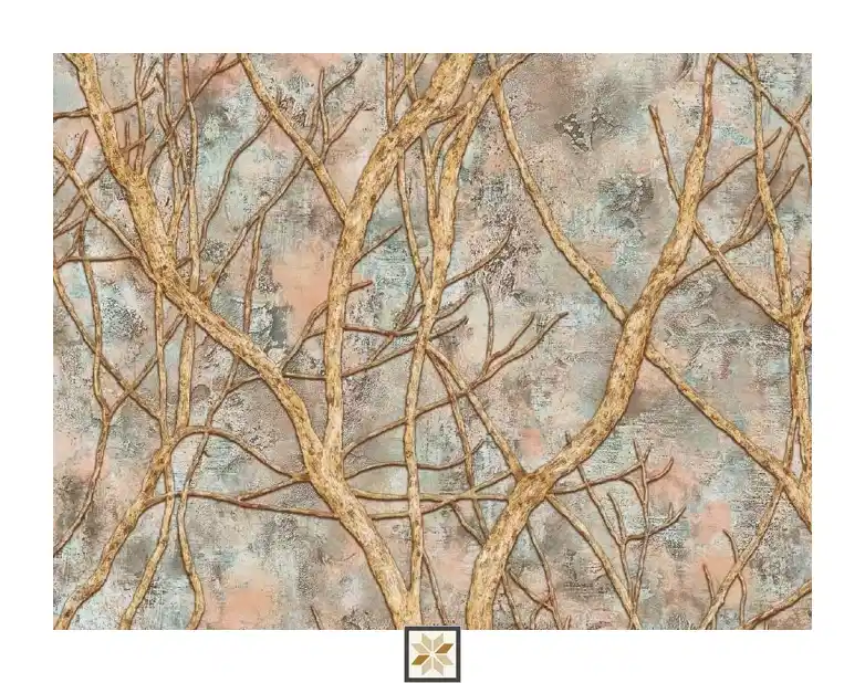 Ivory Nature Wallpaper (533.4 inches width) : WP-25683-D