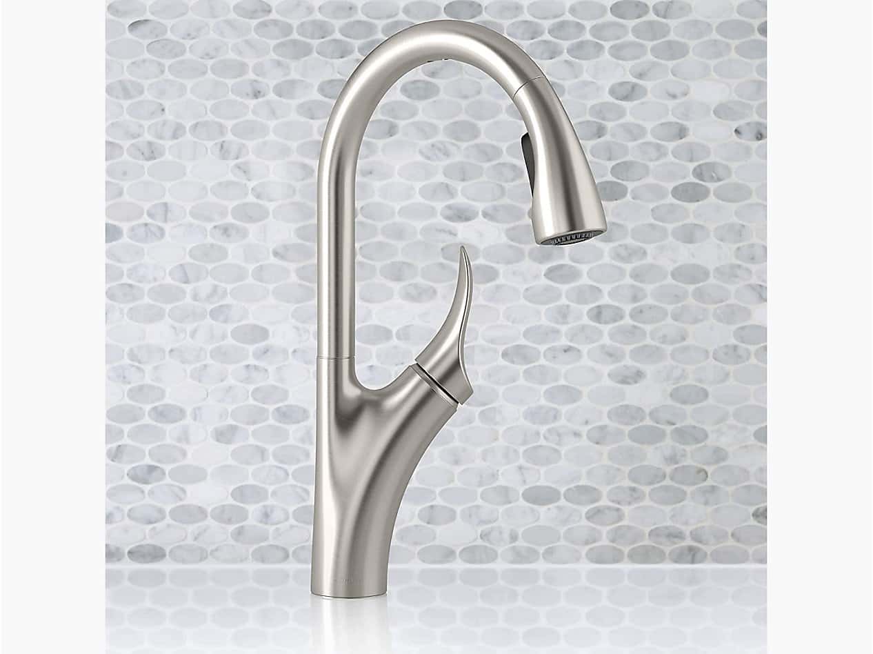 Kohler Emile Pull Down Faucet with Two Function Sprayhead K-26448IN-4-VS-0