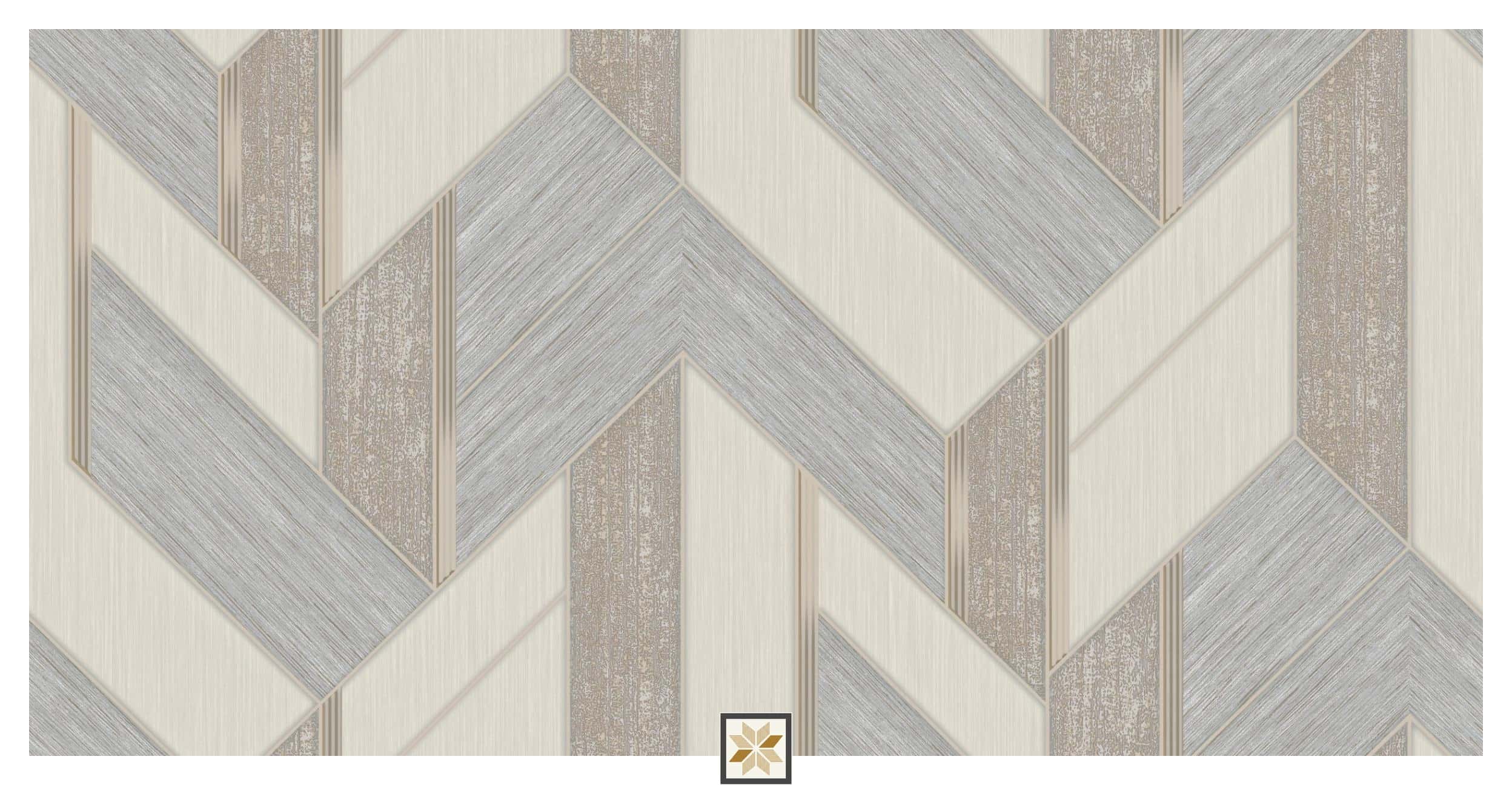 Grey Woodgrain PVC(Vinyl) Wallpaper (1066.8 inches width) : WP-35136-F-0