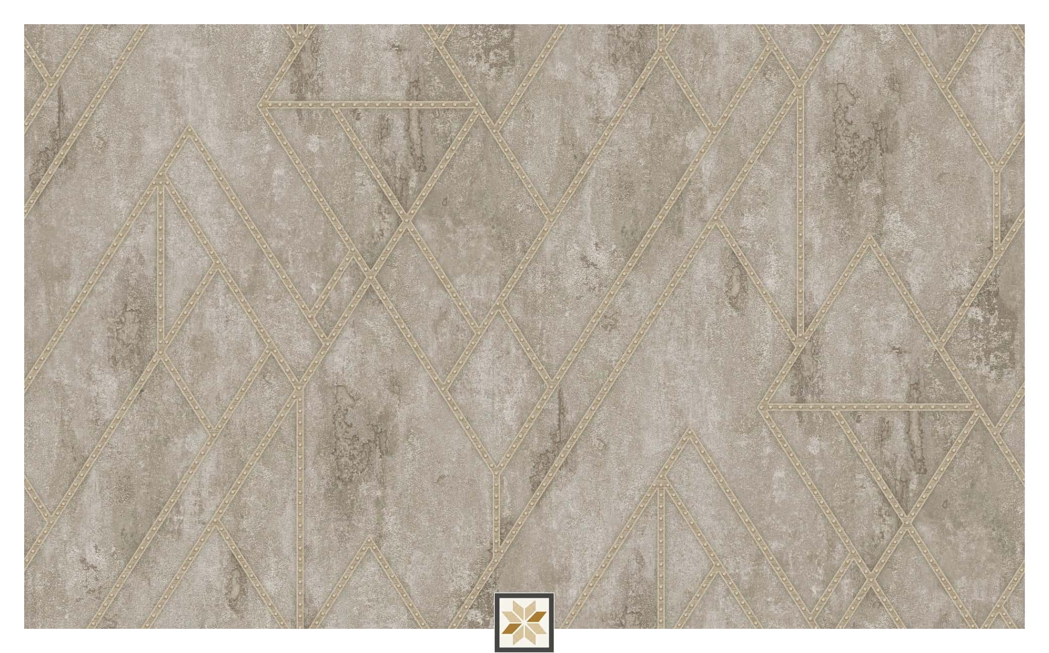 Beige Pattern PVC(Vinyl) Wallpaper (1066.8 inches width) : WP-35149-B-0